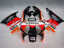 Carica l&#39;immagine nel visualizzatore di Gallery, Red and Orange Black Repsol - CBR 900 RR 92-93 Fairing Kit -