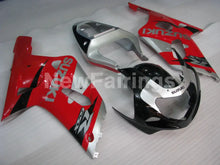 Carica l'immagine nel visualizzatore di Gallery, Red and Silver Black Factory Style - GSX-R600 01-03 Fairing Kit
