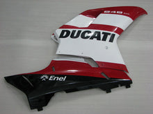 Carica l&#39;immagine nel visualizzatore di Gallery, Red and White Black Enel - Ducati 848 07-11 Fairing Kit