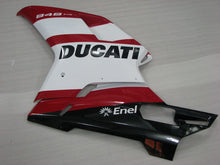 Carica l&#39;immagine nel visualizzatore di Gallery, Red and White Black Enel - Ducati 848 07-11 Fairing Kit
