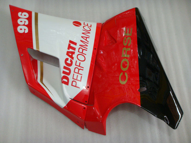 Red and White Black Performance - Ducati 996 96-02 Fairing