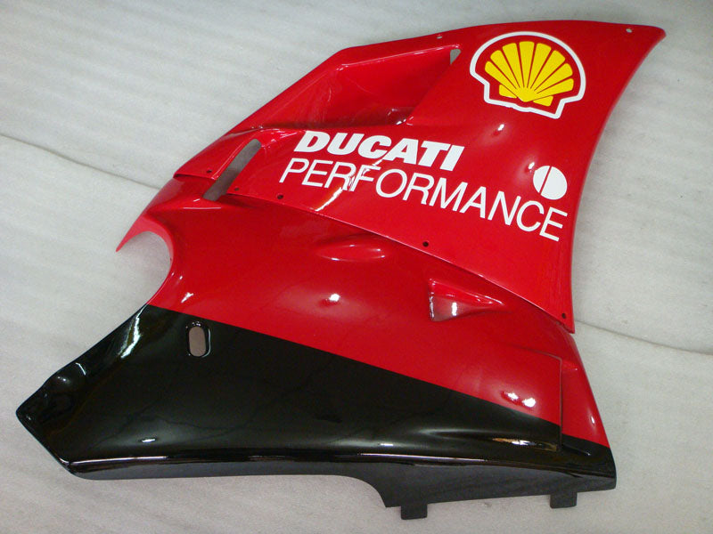 Red and White Black Shell - Ducati 748/916/996/998 96-02