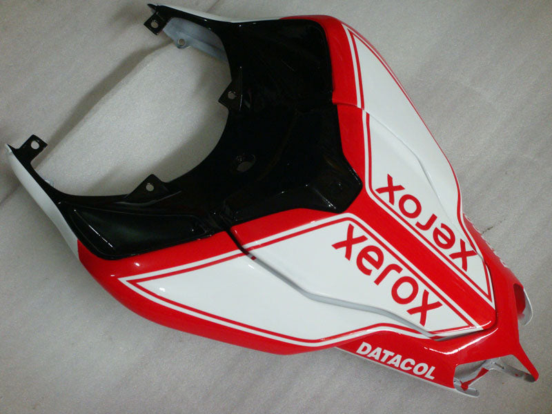 Red and White Black Xerox - Ducati 1098 07-11 Fairing Kit