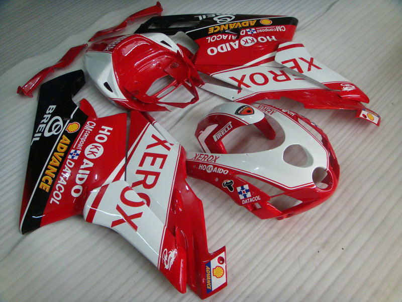 Red and White Black Xerox - Ducati 749/999 03-04 Fairing