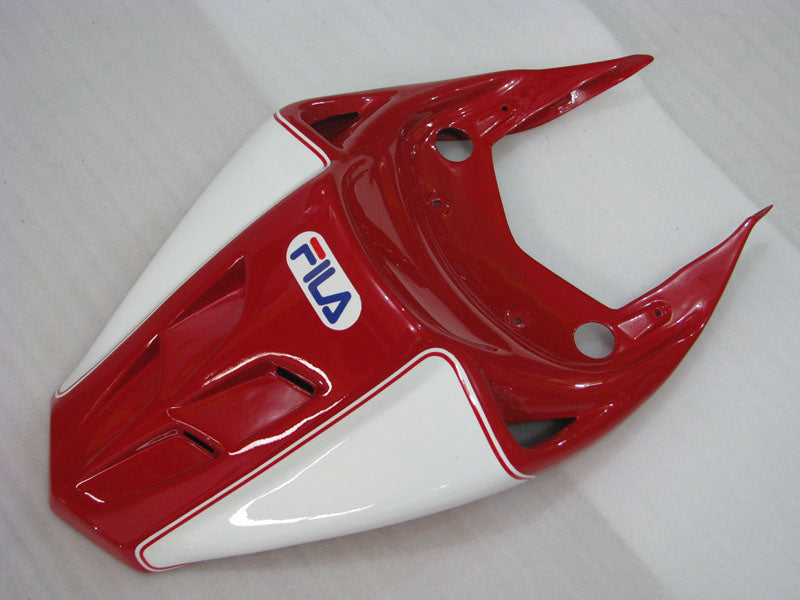 Red and White Blue FILA - Ducati 749/999 03-04 Fairing Kit
