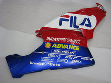 Carica l&#39;immagine nel visualizzatore di Gallery, Red and White Blue FILA - Ducati 749/999 03-04 Fairing Kit