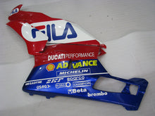 Carica l&#39;immagine nel visualizzatore di Gallery, Red and White Blue FILA - Ducati 749/999 03-04 Fairing Kit