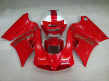 Carica l&#39;immagine nel visualizzatore di Gallery, Red and White Factory Style - Ducati 916 96-02 Fairing Kit