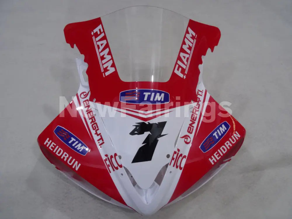Red and White FIAMM - YZF-R6 03-04 Fairing Kit Vehicles & Parts > Vehicle Parts & Accessories > Motor Vehicle Parts >