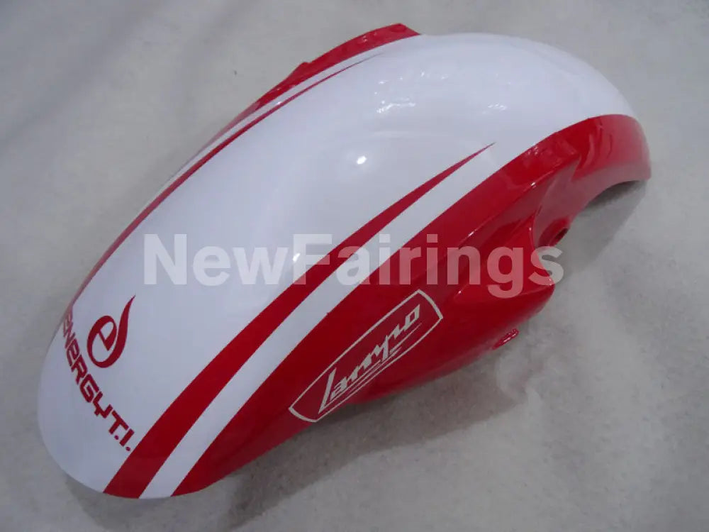 Red and White FIAMM - YZF-R6 03-04 Fairing Kit Vehicles & Parts > Vehicle Parts & Accessories > Motor Vehicle Parts >