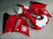 Carica immagine nel visualizzatore della galleria, Red and White Shell - Ducati 748/916/996/998 96-02 Fairing Kit (Single Passenger Seat)