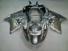 Carica l&#39;immagine nel visualizzatore di Gallery, Silver and Black Flame - CBR 1100 XX 96-07 Fairing Kit -