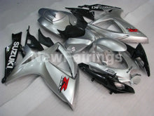 Carica l'immagine nel visualizzatore di Gallery, Silver and Black Factory Style - GSX-R600 06-07 Fairing Kit