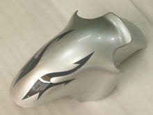 Carica l&#39;immagine nel visualizzatore di Gallery, Silver and Black Flame - NINJA ZX-12R 02-04 Fairing Kit