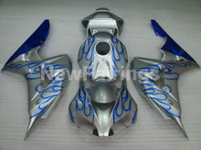 Carica l&#39;immagine nel visualizzatore di Gallery, Silver and Blue Flame - CBR1000RR 06-07 Fairing Kit -
