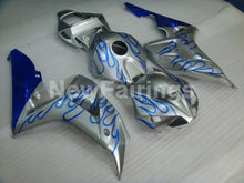 Carica l&#39;immagine nel visualizzatore di Gallery, Silver and Blue Flame - CBR1000RR 06-07 Fairing Kit -
