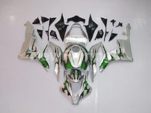Carica l&#39;immagine nel visualizzatore di Gallery, Silver and Green Factory Style - CBR600RR 07-08 Fairing Kit