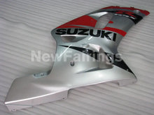 Carica l'immagine nel visualizzatore di Gallery, Silver and Red Black Factory Style - GSX-R600 01-03 Fairing Kit