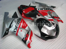 Carica l'immagine nel visualizzatore di Gallery, Silver and Red Black Factory Style - GSX-R600 01-03 Fairing Kit