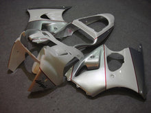 Carica l'immagine nel visualizzatore di Gallery, Silver and White No decals - NINJA ZX-6R 00-02 Fairing Kit