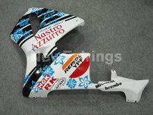Carica l&#39;immagine nel visualizzatore di Gallery, White and Black Blue Nastro Azzurro - CBR600RR 03-04 Fairing
