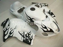 Carica l&#39;immagine nel visualizzatore di Gallery, White and Black Flame - GSX1300R Hayabusa 99-07 Fairing Kit