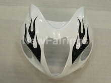 Carica l&#39;immagine nel visualizzatore di Gallery, White and Black Flame - GSX1300R Hayabusa 99-07 Fairing Kit