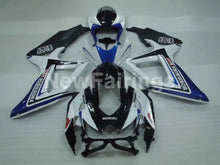 Carica l&#39;immagine nel visualizzatore di Gallery, White and Blue Black Yoshimura - GSX-R600 08-10 Fairing Kit