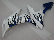 Carica l&#39;immagine nel visualizzatore di Gallery, White and Blue Flame - YZF-R1 04-06 Fairing Kit - Vehicles