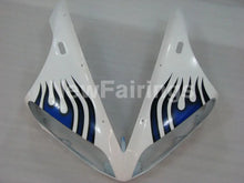 Carica l&#39;immagine nel visualizzatore di Gallery, White and Blue Flame - YZF-R1 04-06 Fairing Kit - Vehicles