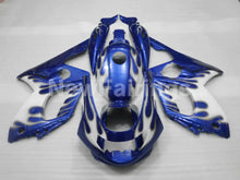 Carica l&#39;immagine nel visualizzatore di Gallery, White and Blue Flame - YZF600R Thundercat 96-07 Fairing Kit Vehicles &amp; Parts &gt; Vehicle Parts &amp; Accessories &gt; Motor
