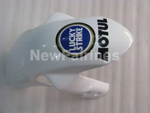 Carica l&#39;immagine nel visualizzatore di Gallery, White and Blue Lucky Strike - GSX-R750 06-07 Fairing Kit
