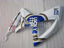 Carica l&#39;immagine nel visualizzatore di Gallery, White and Blue Lucky Strike - GSX-R750 06-07 Fairing Kit