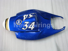 Carica l&#39;immagine nel visualizzatore di Gallery, White and Blue Lucky Strike - GSX-R750 06-07 Fairing Kit