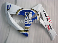 Carica l&#39;immagine nel visualizzatore di Gallery, White and Blue Lucky Strike - GSX-R750 06-07 Fairing Kit