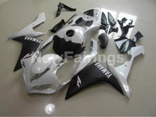 Carica l&#39;immagine nel visualizzatore di Gallery, White Matte Black Factory Style - YZF-R1 07-08 Fairing Kit
