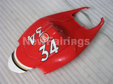 Carica l&#39;immagine nel visualizzatore di Gallery, White and Red Lucky Strike - GSX-R600 06-07 Fairing Kit -