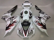 Carica l&#39;immagine nel visualizzatore di Gallery, White and Wine Red Flame - CBR1000RR 06-07 Fairing Kit -
