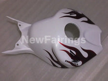 Carica l&#39;immagine nel visualizzatore di Gallery, White and Wine Red Flame - CBR1000RR 06-07 Fairing Kit -
