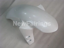 Carica l&#39;immagine nel visualizzatore di Gallery, White and Wine Red Flame - YZF-R1 02-03 Fairing Kit