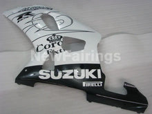 Carica l'immagine nel visualizzatore di Gallery, White and Black Corona - GSX-R600 01-03 Fairing Kit -