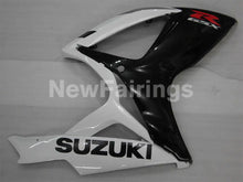 Carica l&#39;immagine nel visualizzatore di Gallery, White and Black Factory Style - GSX-R600 06-07 Fairing Kit