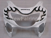 Carica l&#39;immagine nel visualizzatore di Gallery, White and Black Flame - CBR600 F4 99-00 Fairing Kit -