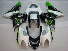 Carica immagine nel visualizzatore della galleria, White and Black Green Monster - NINJA ZX-10R 04-05 Fairing Kit