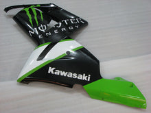 Carica immagine nel visualizzatore della galleria, White and Black Green Monster - NINJA ZX-10R 04-05 Fairing Kit