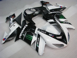 White and Black Monster - NINJA ZX-10R 06-07 Fairing Kit