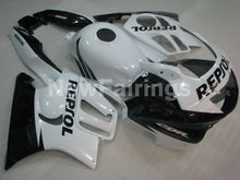 Carica l&#39;immagine nel visualizzatore di Gallery, White and Black Repsol - CBR600 F3 97-98 Fairing Kit -