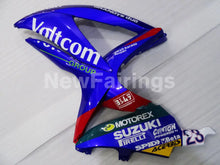 Carica l&#39;immagine nel visualizzatore di Gallery, White Blue and Red MOTOREX - GSX-R600 08-10 Fairing Kit