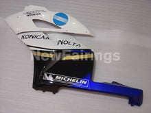 Carica l&#39;immagine nel visualizzatore di Gallery, White and Blue Konica Minolta - CBR1000RR 04-05 Fairing Kit