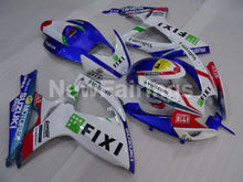 Carica l&#39;immagine nel visualizzatore di Gallery, White and Blue Red MOTOREX - GSX-R600 06-07 Fairing Kit -
